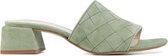 Mace Vrouwen Suède    Slippers /   - M1105 - Groen - Maat 40