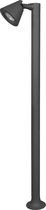 LED Tuinverlichting - Staande Buitenlamp - Trion Kavani XL - GU10 Fitting - Rond - Mat Antraciet - Aluminium - BSE