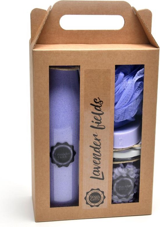 Soap & Gifts - Kadoset XL - Lavender Fields - 4 delig - Giftset