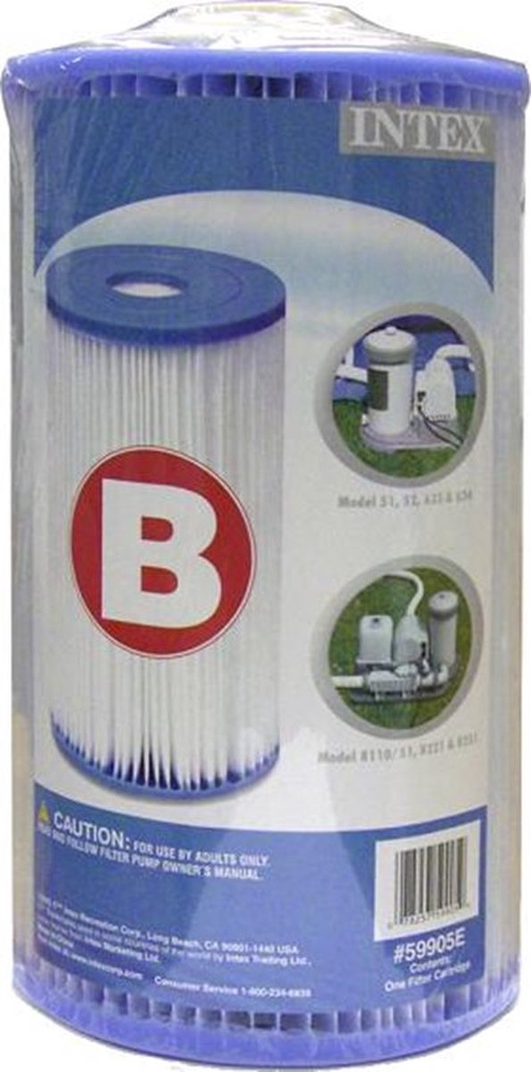 Intex Cartouche filtrante Type B