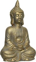 Decoratieve figuren Buda Gouden Hars (22,5 x 17 x 37 cm)