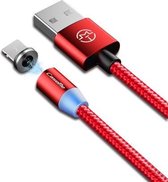 CaseMe 8-pins naar USB magnetische oplaadkabel voor serie 1, lengte: 1m (rood)