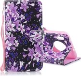 Voor Huawei Mate 30 Gekleurde Tekening Patroon Horizontale Flip PU Lederen Case met Houder & Kaartsleuven & Portemonnee & Lanyard (Lily)