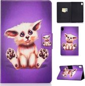Voor Huawei MediaPad M6 10.8 Gekleurde Tekening Elektrisch Geperst Horizontale Flip Leather Case, met Houder & Kaartsleuven (Gold Fox)