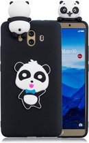 Voor Huawei Mate 10 3D Cartoon Pattern Shockproof TPU beschermhoes (Blue Bow Panda)