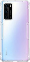 Voor Huawei P40 NILLKIN Nature TPU transparante zachte hoes (wit)