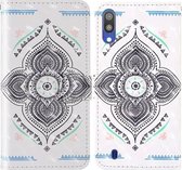 Voor Samsung Galaxy A10 & M10 3D-schilderij Gekleurd tekeningpatroon Horizontaal Flip TPU + PU-lederen hoes met houder & kaartsleuven & portemonnee & lanyard (tol)