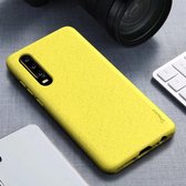 Voor Huawei P30 iPAKY Starry Series schokbestendig rietje + TPU beschermhoes (geel)