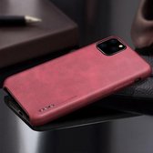 Voor iPhone 11 Pro Max X-level Vintage Series Cowboy Texture Flexible Leather Case (Red)