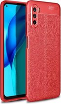 Voor Huawei Maimang 9 Litchi Texture TPU schokbestendig hoesje (rood)