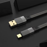 JOYROOM S-M360 Star Series 3A USB-C / Type-C Drawbench platte datakabel, lengte: 1m (aanslag)