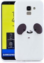 Voor Galaxy A50 schokbestendige beschermhoes volledige dekking siliconen hoes (Feather Panda)