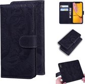 Voor iPhone XR Tiger Embossing Pattern Horizontale flip lederen tas met houder & kaartsleuven & portemonnee (zwart)