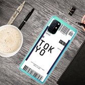 Voor OnePlus 8T Boarding Pass Series TPU telefoon beschermhoes (Tokyo)