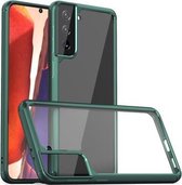 Voor Samsung Galaxy S21 5G iPAKY Star King Series TPU + PC beschermhoes (groen)