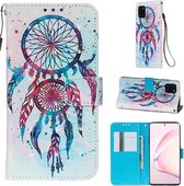 Voor Galaxy Note10 Lite 3D Schilderen Horizontale Flip Leren Case met Houder & Kaartsleuf & Portemonnee & Lanyard (Kleur Windgong)