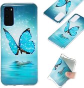 Voor Galaxy S20 Luminous TPU mobiele telefoon beschermhoes (vlinder)