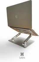 Lovi's ® Universele Laptop Standaard - Laptophouder - 4 Standen Verstelbaar - Tablet Houder - Ergonomisch design