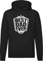 Best dad Ever hoodie | sweater | trui | vaderdag | papa | vader | unisex | capuchon