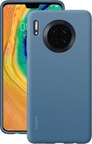 Voor Huawei Mate 30 Originele Huawei schokbestendige siliconen beschermhoes (donkerblauw)