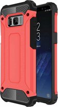 Voor Galaxy S8 Rugged Armor TPU + pc combinatiebehuizing (rood)