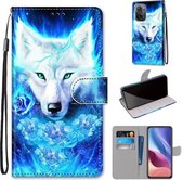 Voor Geschikt voor Xiaomi Redmi K40 / K40 Pro / K40 Pro + / Mi 11i / Poco F3 Gekleurde tekening Cross Texture Horizontale Flip PU lederen hoes met houder & kaartsleuven & portemonn