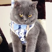 Pet Trekkabel Borstharnas Anti-break Away Vest Type Small Dog Walking Touw, Maat: L (Blauw)