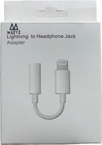 WAEYZ - 2 stuks Compatible iPhone Aux 3.5 mm jack naar lightning adapter Geschikt voor Apple - Audio kabel voor muziek luisteren