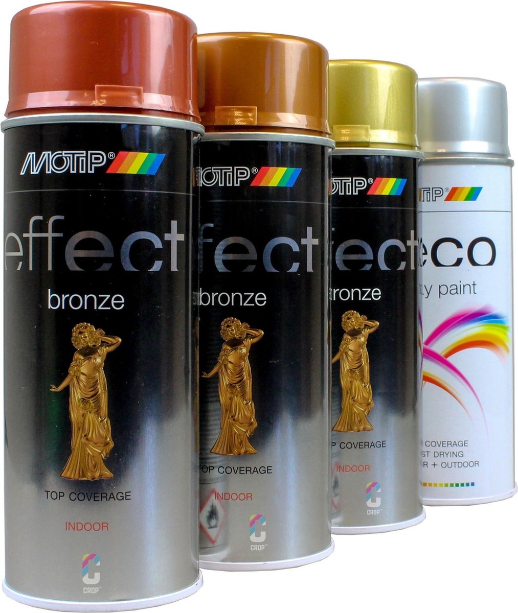 Motip effect 'bronslak' goud - 400 ml. | bol.com