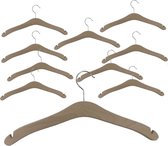 Set van 10 modieuze kledinghangers - kleerhangers 40 cm voor grote kinderkleding en volwassen kleding