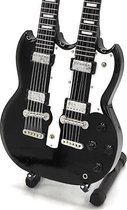 Miniatuur Gibson Doubleneck SG gitaar