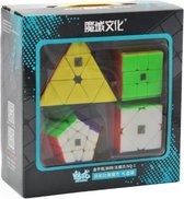 Puzzelkubus – Pyraminx, Megaminx, Skewb, Square-1 – MoYu – Gratis 2x Qubuss Cubestand