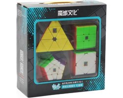 Puzzelkubus – Pyraminx, Megaminx, Skewb, Square-1 – MoYu – Gratis 2x Qubuss Cubestand