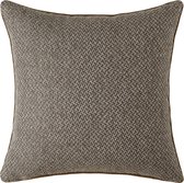 Lucy’s Living Luxe sierkussenhoes PAM Coffee - 45 x 45 cm - bruin - koffie - polyester - wonen - interieur - woonaccessoires