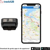 TrackA2B OBD2 GPS Tracker - GPS Auto - Plug & Play - Auto Beveiliging - Voor Web & iOS & Android - Professionele Ritregistratie (privé / zakelijk) - Auto Volgsysteem