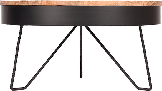 LABEL51 Salontafel Set Pair - Antiek as - Metaal - 40 cm - Industrieel LABEL51 Salontafel Set Pair - Antiek as - Metaal - 40 cm - Industrieel