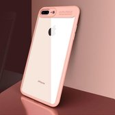 CAFELE voor iPhone 8 Plus & 7 Plus Ultradunne TPU + PC valbestendige beschermhoes (roze)