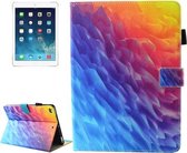 Voor iPad 9.7 (2018) & iPad 9.7 inch 2017 / iPad Air / iPad Air 2 Universeel Kleurrijk Polygonen Patroon Horizontaal Flip lederen beschermhoes met houder en kaartsleuven