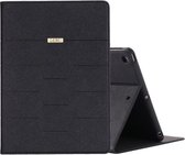 Voor iPad 9,7 inch (2017) GEBEI PU + TPU horizontale flip lederen tas met houder en kaartsleuven (zwart)