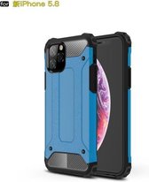 Magic Armor TPU + pc-combinatiehoes voor iPhone 11 Pro (blauw)