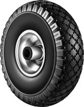 Anti lek kruiwagenwielen 260x75mm PU Schuim 100kg - Zwart