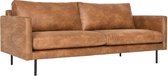 Bol.com 3 zitsbank - Violet - leer Colorado cognac 03 aanbieding