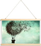 JUNIQE - Posterhanger Business -40x60 /Grijs & Groen