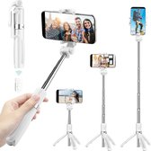 3 in 1 Selfie Stick Tripod - Wit - Smartphone Vlog Tripod