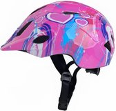 Kinderfietshelm proX - Roze helm - Kinderhelm Fietslicht - Fietshelm voor kinderen - 45/51cm