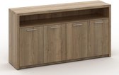 Dressoir kast van hout Chief 89x168x42cm​ in Halifax Eiken