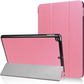 Hoes geschikt voor iPad 2017 / 2018 bookcase Licht Rose 9.7 Inch - Hoes geschikt voor iPad 2018 Hoes 9.7 - Hoes geschikt voor iPad 2017 Hoes smart cover Trifold - Ntech