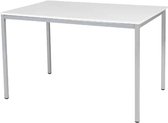 Bureautafel - Domino Basic 120x80 Eiken - alu frame