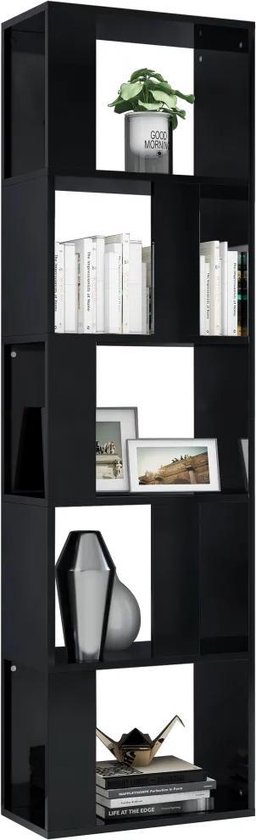 étagère noir brillant - paravent - armoire - bibliothèque