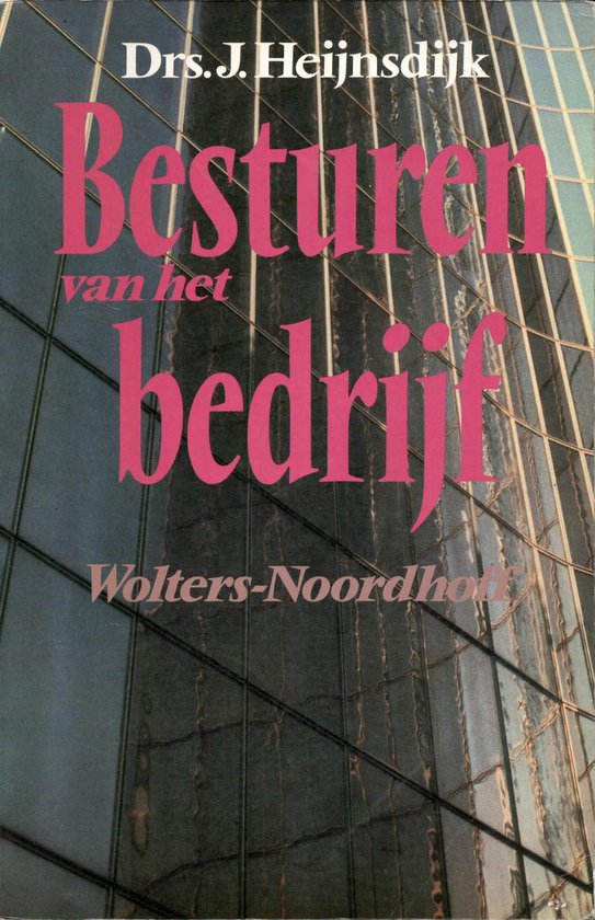 9789001376727 - Besturen van het bedryf